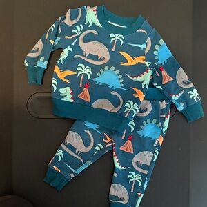 Little Sleepies Prehistoric Pals - 2 piece sweatsuit - 6-12M